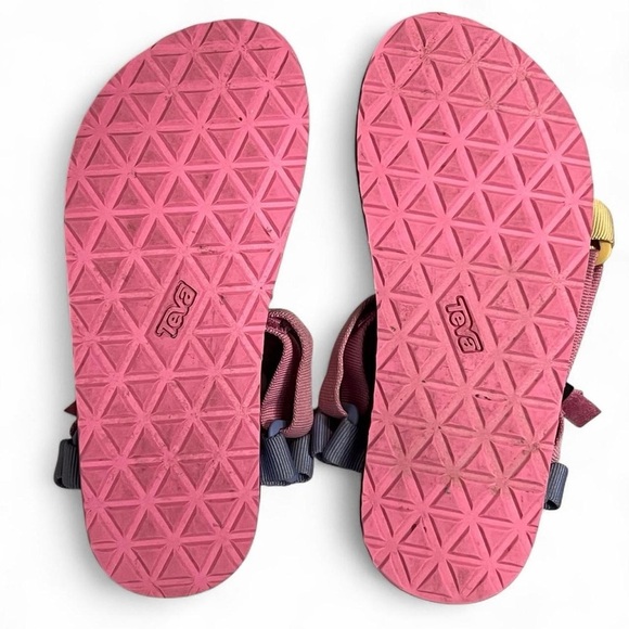 Teva Pink, yellow & blue sandals - Picture 6 of 8